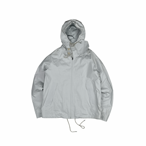 Ten C Lightweight Buttoned Neck Anorak Cotton Jacket - Large