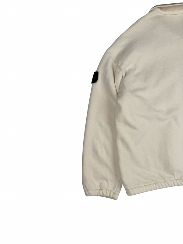 Stone Island Vintage 1994 Thermical Cream Green Edge Cotton Bomber Jacket- Large