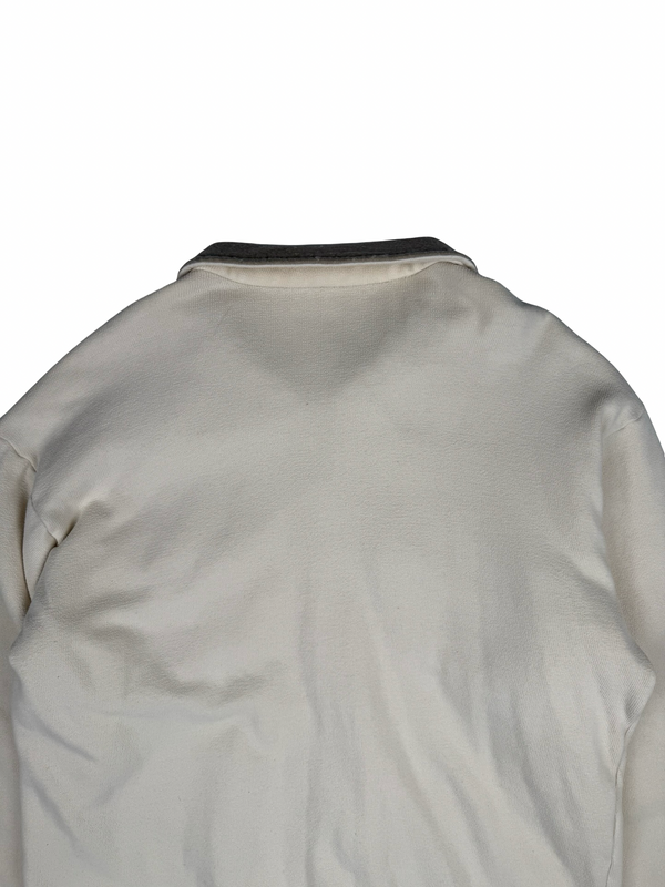 Stone Island Vintage 1994 Thermical Cream Green Edge Cotton Bomber Jacket- Large