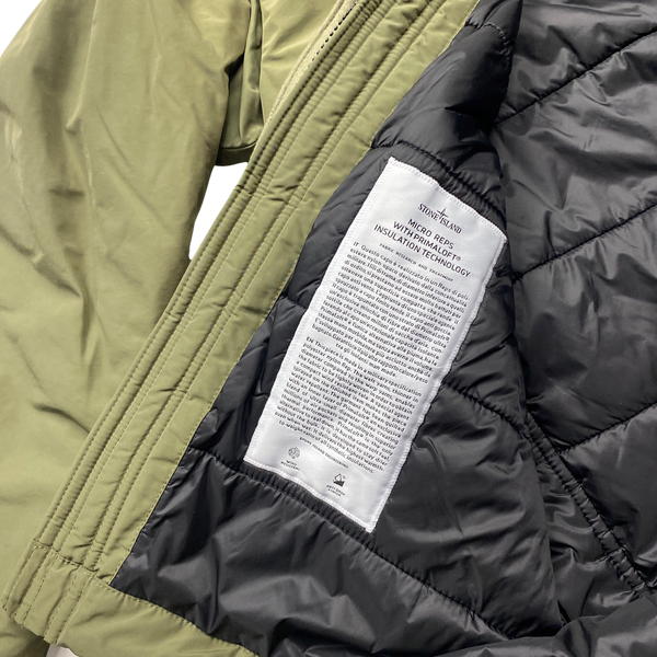 Stone Island Military Green Micro Reps Primaloft Jacket - Large