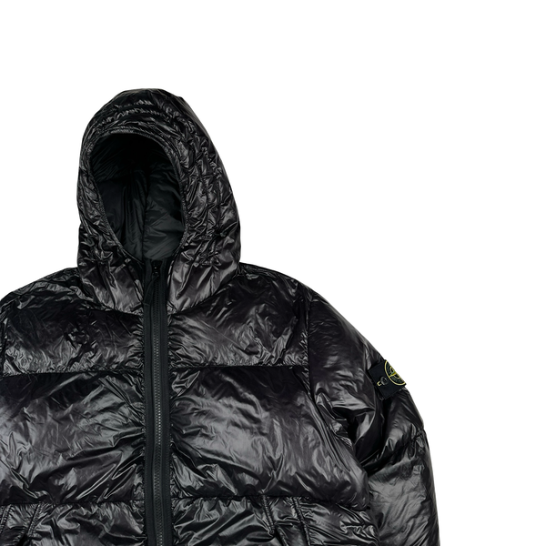 Stone Island 2017 Black Pertex Quantum Y Down Puffer Jacket - XXL