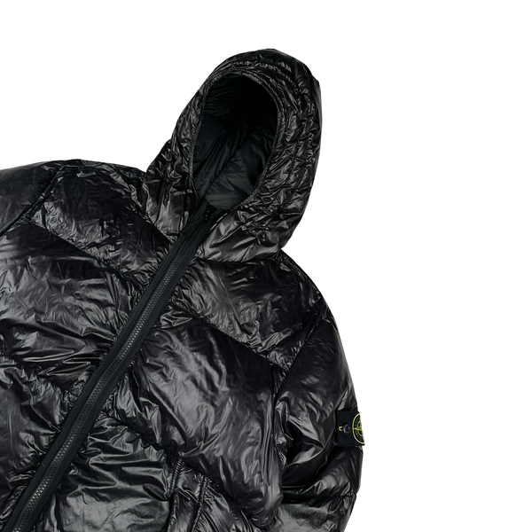 Stone Island 2017 Black Pertex Quantum Y Down Puffer Jacket - XXL