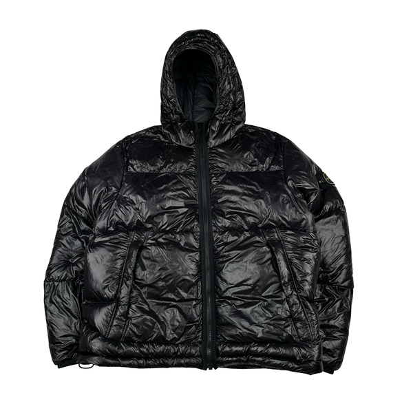 Stone Island 2017 Black Pertex Quantum Y Down Puffer Jacket - XXL