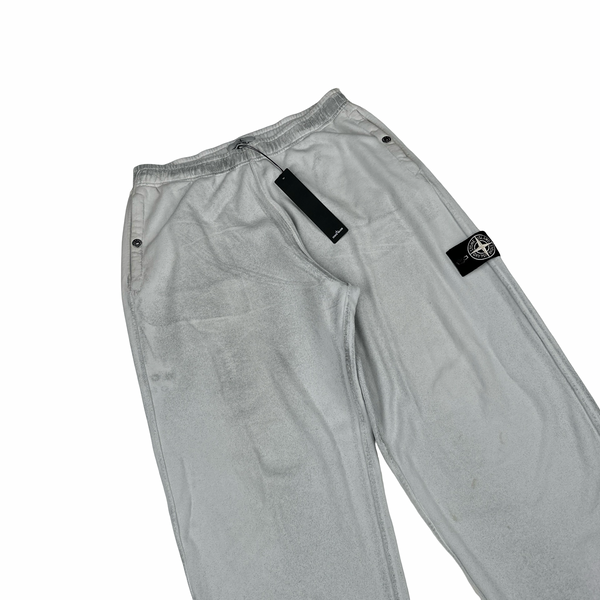 Stone Island 2026 Hand Sprayed Reflective Joggers - Large