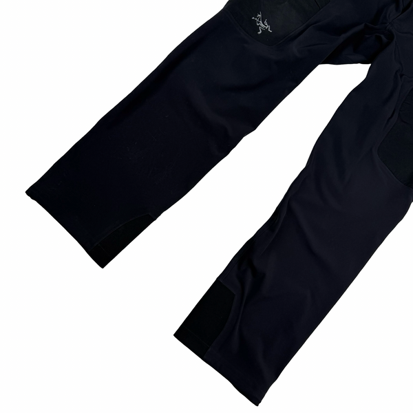 Arcteryx Black Soft Shell Cargo Hiking Trousers - Large