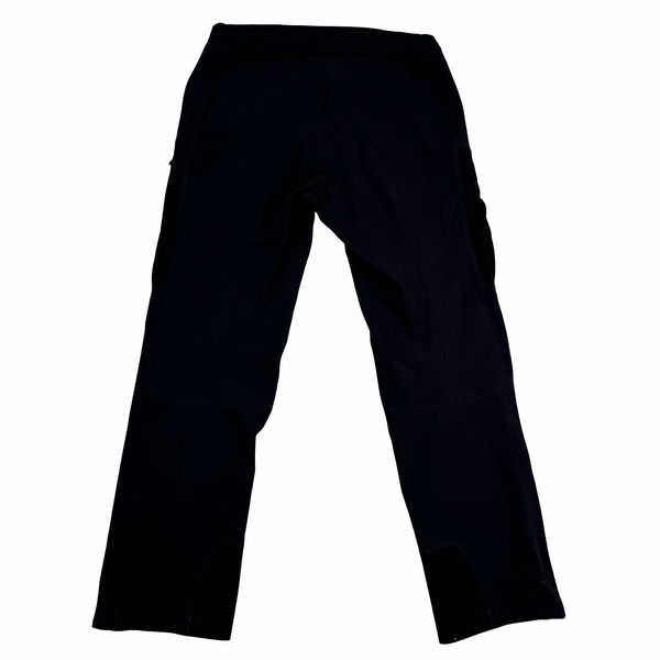 Arcteryx Black Soft Shell Cargo Hiking Trousers - Large
