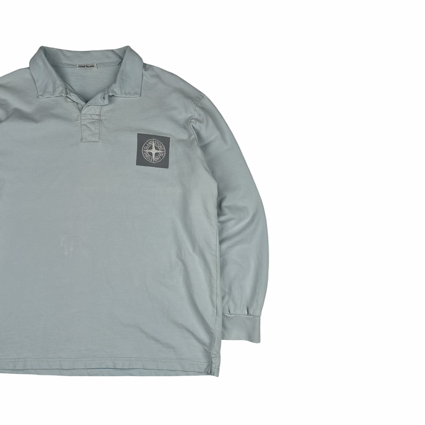 Stone Island 2005 Vintage Compass Patch Long Sleeve T shirt  - Large