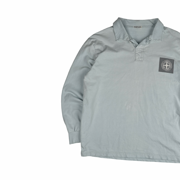 Stone Island 2005 Vintage Compass Patch Long Sleeve T shirt  - Large