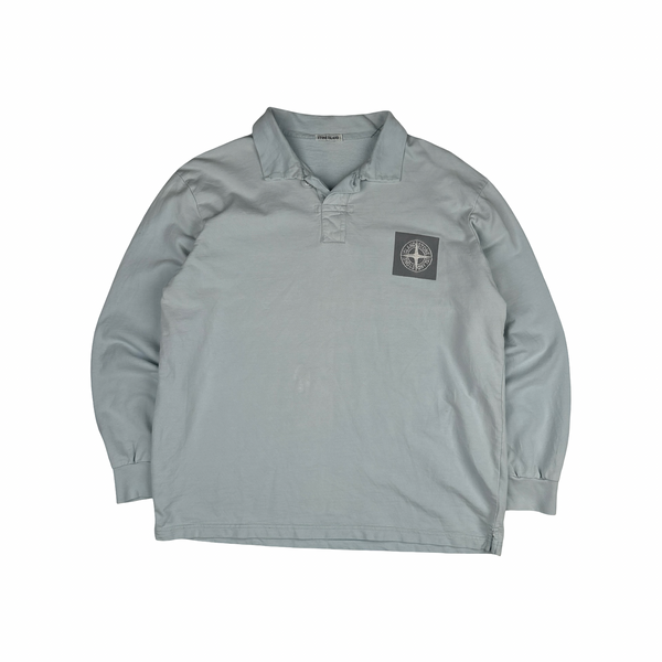 Stone Island 2005 Vintage Compass Patch Long Sleeve T shirt  - Large