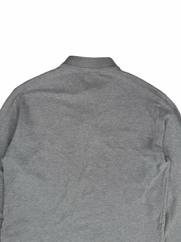 Stone Island 2023 Grey Long Sleeved Polo Shirt - Large