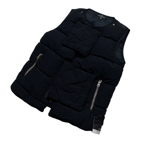 Stone Island Black Shadow Project Naslan Light Reflective Gilet - Medium