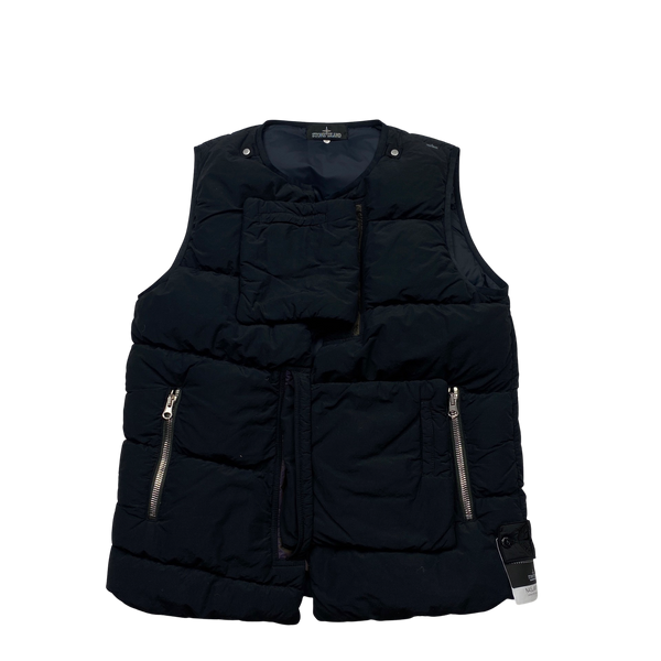 Stone Island Black Shadow Project Naslan Light Reflective Gilet - Medium