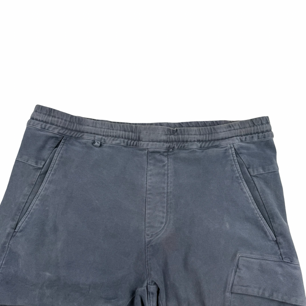 CP Company Brushed Blue Resist Dyed Cotton Lens Viewer Trousers - Medium (48)