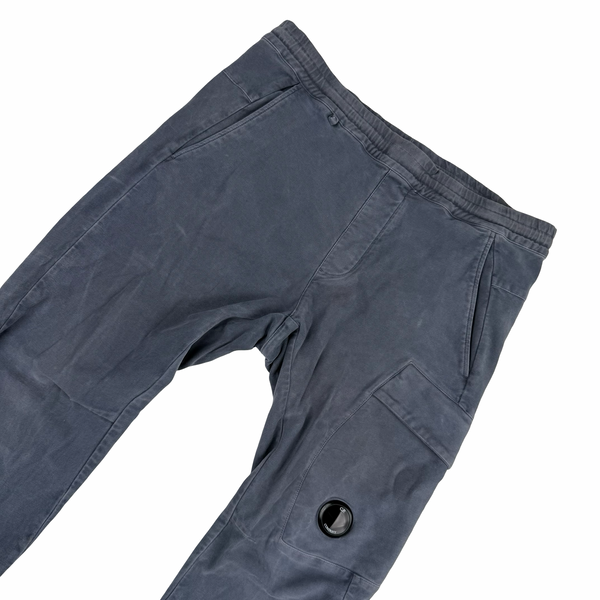 CP Company Brushed Blue Resist Dyed Cotton Lens Viewer Trousers - Medium (48)