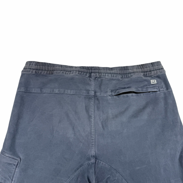 CP Company Brushed Blue Resist Dyed Cotton Lens Viewer Trousers - Medium (48)