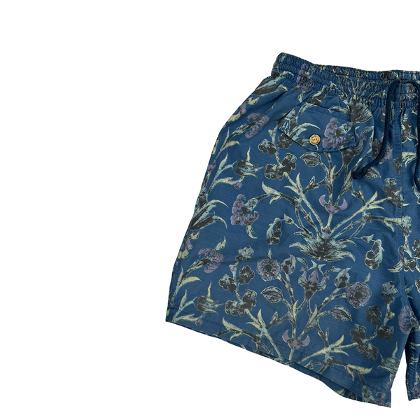 Cp Company 1995 Floral Front Pocket Vintage Swim Shorts - Large