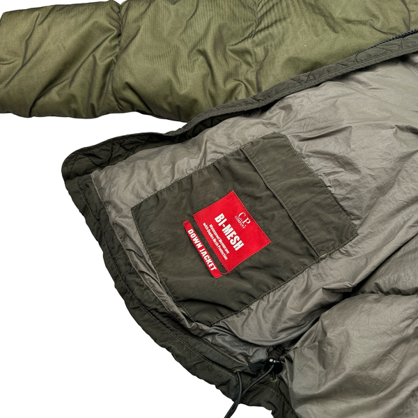 CP Company Bi Mesh Green Puffer Goggle Jacket -  XL