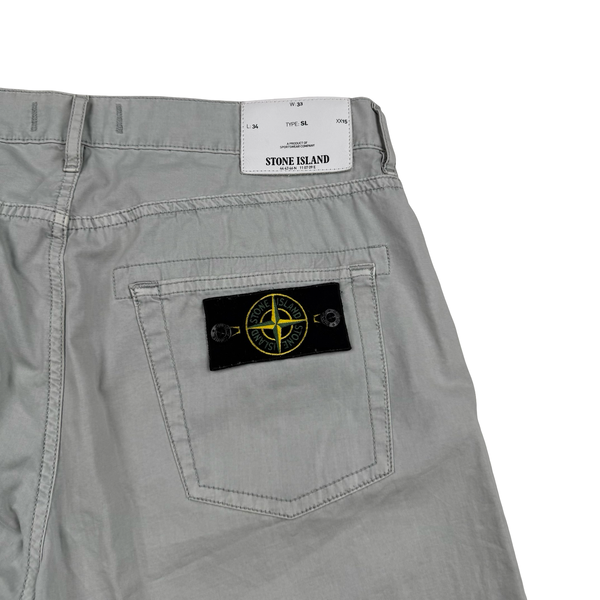 Stone Island 2017 Slim Fit Light grey Jeans - 33"