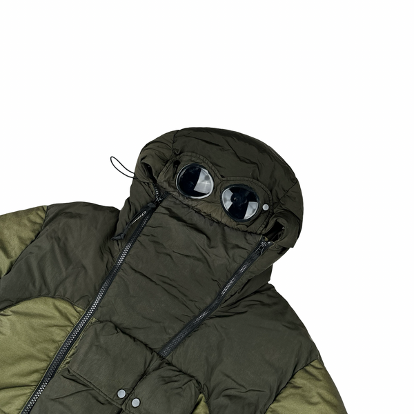 CP Company Bi Mesh Green Puffer Goggle Jacket -  XL