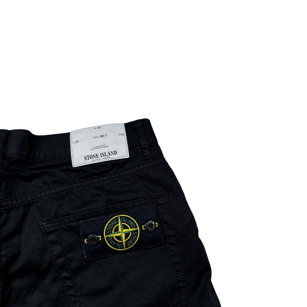 Stone Island 2018 Black RE T Chinos - 30"
