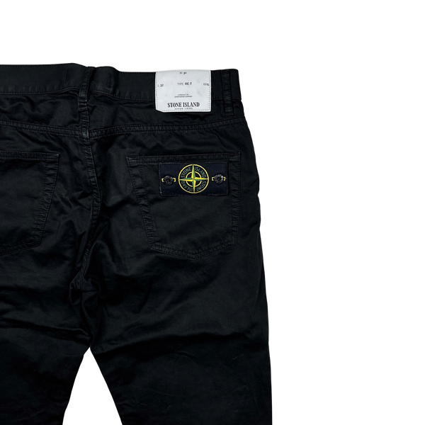 Stone Island 2018 Black RE T Chinos - 30"