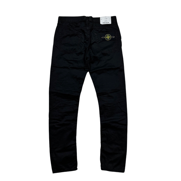 Stone island hot sale black chinos