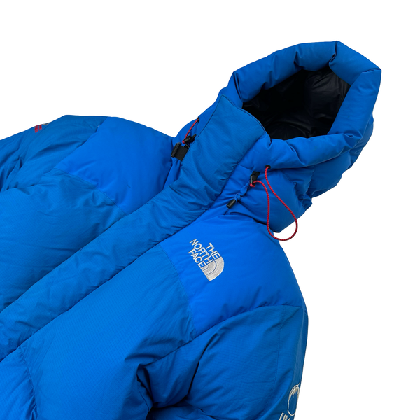 North Face Blue Summit Series 700 Down Hooded Puffer Jacket - Medium