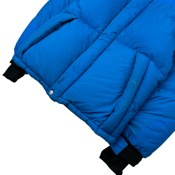 North Face Blue Summit Series 700 Down Hooded Puffer Jacket - Medium