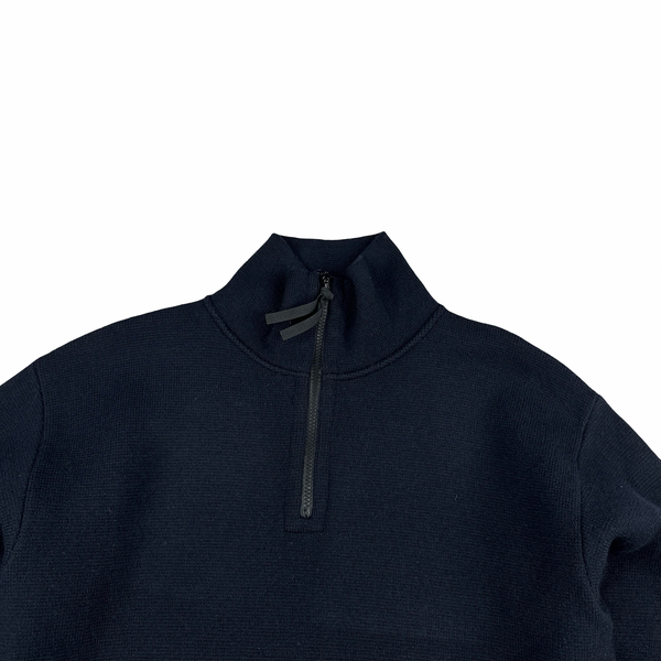 CP Company Vintage 2000 Thick Wool Pullover Quarter Zip Jumper - XL