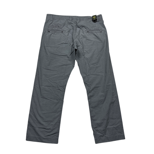 Stone Island 2009 Relaxed Fit Grey Cotton Trousers - 38"