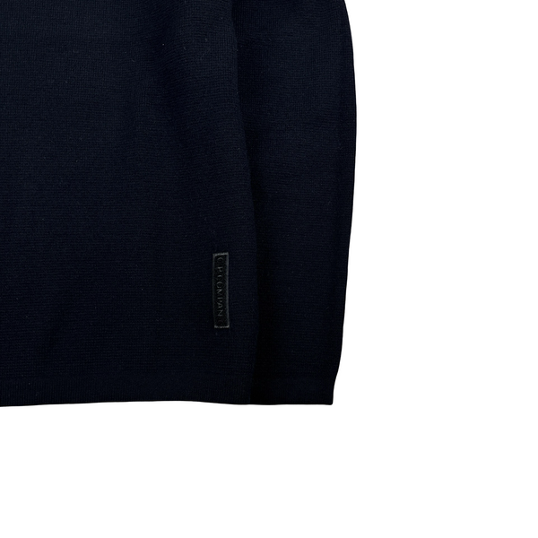CP Company Vintage 2000 Thick Wool Pullover Quarter Zip Jumper - XL
