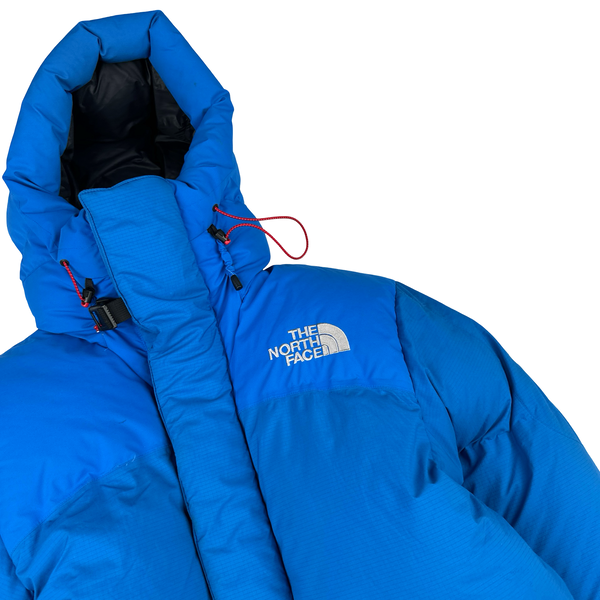 North Face Blue Summit Series 700 Down Hooded Puffer Jacket - Medium