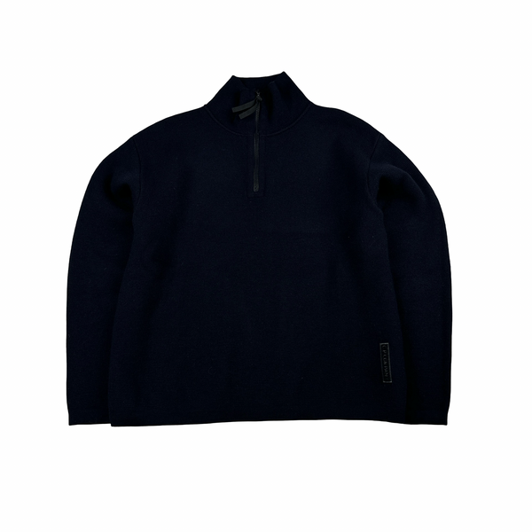 CP Company Vintage 2000 Thick Wool Pullover Quarter Zip Jumper - XL