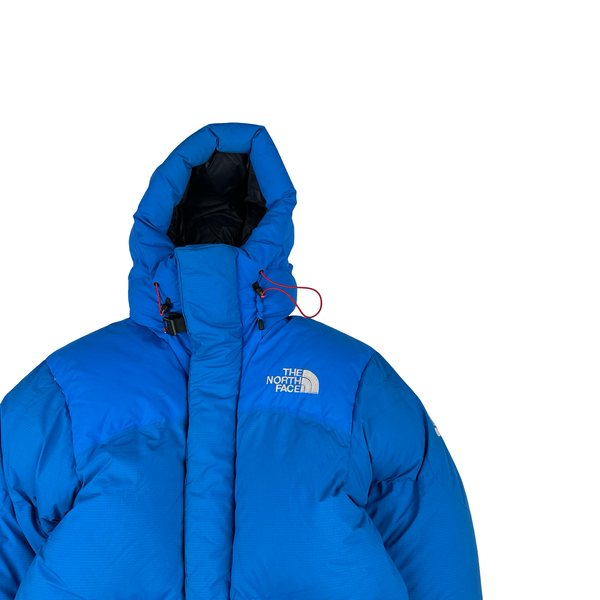 North Face Blue Summit Series 700 Down Hooded Puffer Jacket - Medium