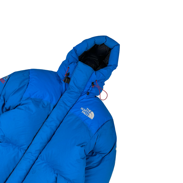 North Face Blue Summit Series 700 Down Hooded Puffer Jacket - Medium