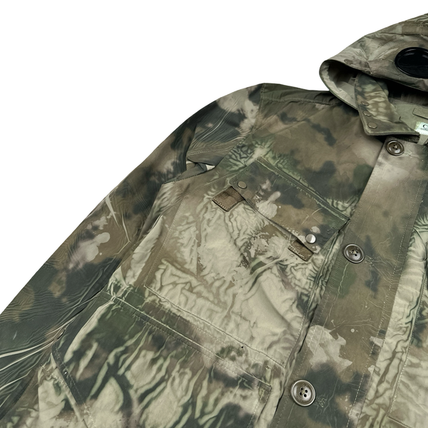 CP Company Tracery La Mille Hooded Goggle Camo Jacket - XS