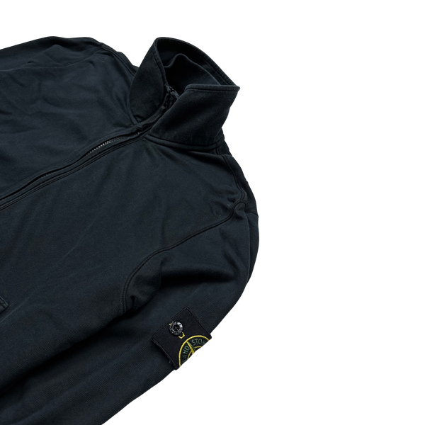 Stone Island 2015 Dark Navy Cotton Zipped Jumper - Medium