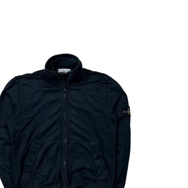 Stone Island 2015 Dark Navy Cotton Zipped Jumper - Medium