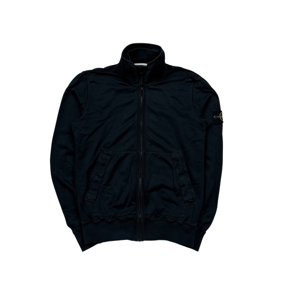Stone Island 2015 Dark Navy Cotton Zipped Jumper - Medium