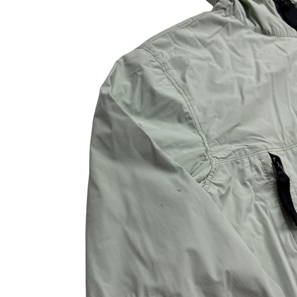 Stone Island 2021 Mint Green Skin Touch Nylon Hooded Jacket - Medium