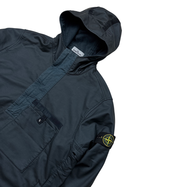 Stone Island 2022 Felpa Diagonale Gommata Pullover Smock - XL