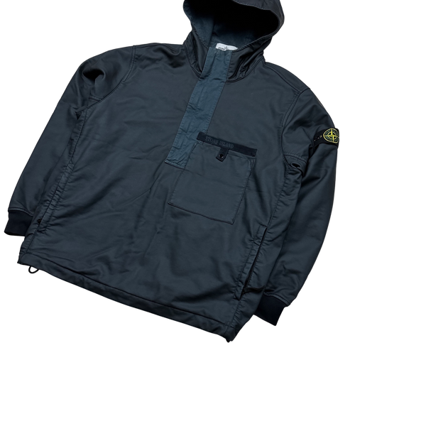 Stone Island 2022 Felpa Diagonale Gommata Pullover Smock - XL