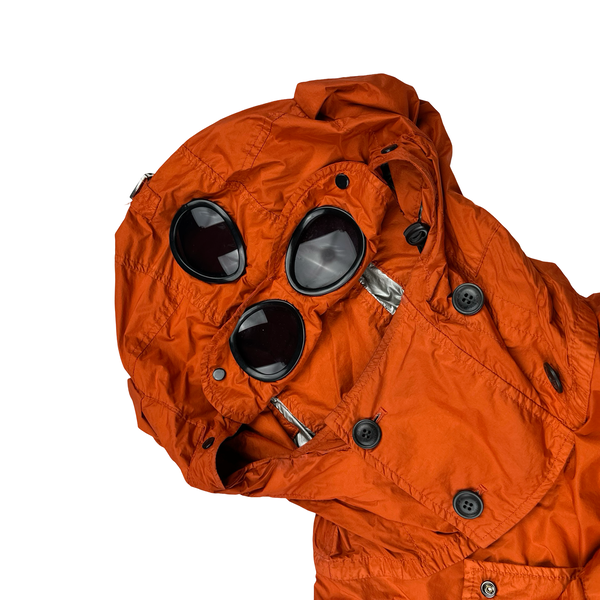 CP Company Orange Nyfoil Serggio Pizzorno Goggle Poncho Rain Jacket - One size