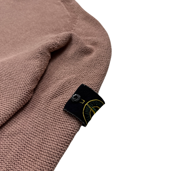 Stone Island 1999 Pink Knitted Vintage Pullover Jumper - XXL