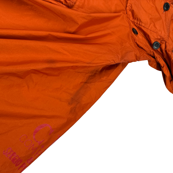 CP Company Orange Nyfoil Serggio Pizzorno Goggle Poncho Rain Jacket - One size