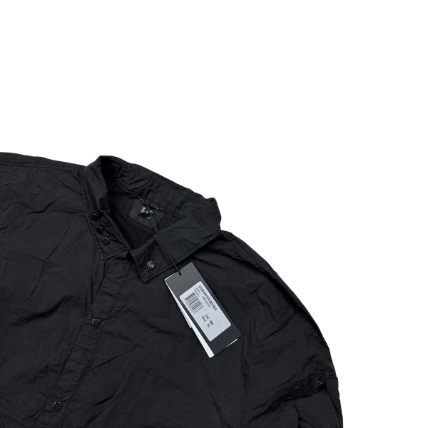 CP Company Black Taylon P Nylon Overshirt - XL