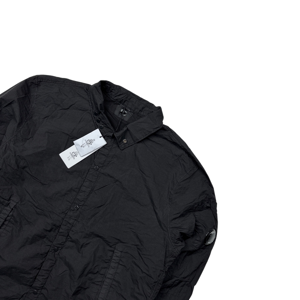CP Company Black Taylon P Nylon Overshirt - XL