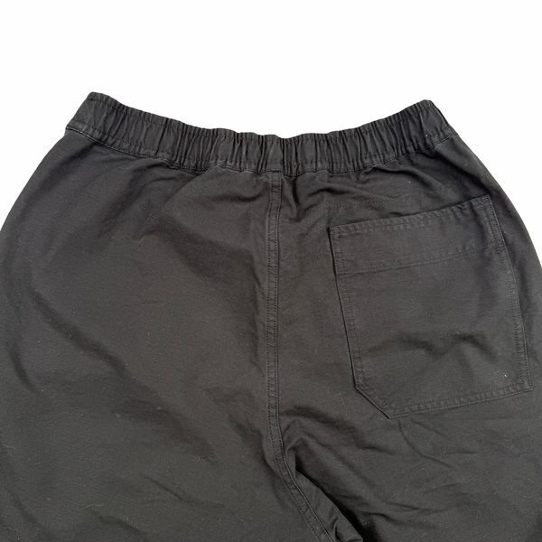 Stone Island 2019 Black Cotton Relaxed Fit Cargo Trousers - 30"