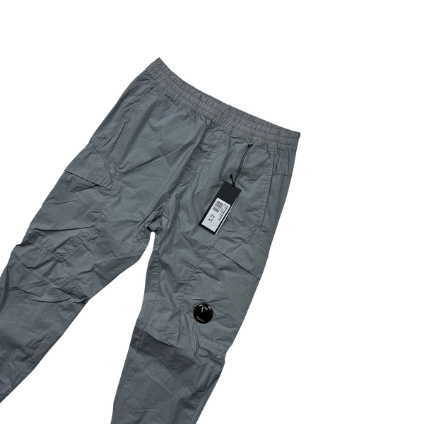 CP Company Light Grey 50 Fili Stretch Cargo Trousers - 32"