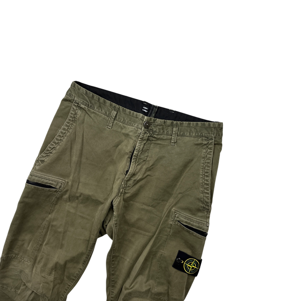 Stone Island 2014 Khaki Cargo Trousers - 34"